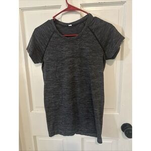 Lululemon Swiftly Tech Short Sleeve 2.0 Wee Are From Space Graphite Grey Sz8 Hip